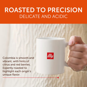 illy 100-percent Arabica beans ensuring smooth, balanced flavor in every cup
