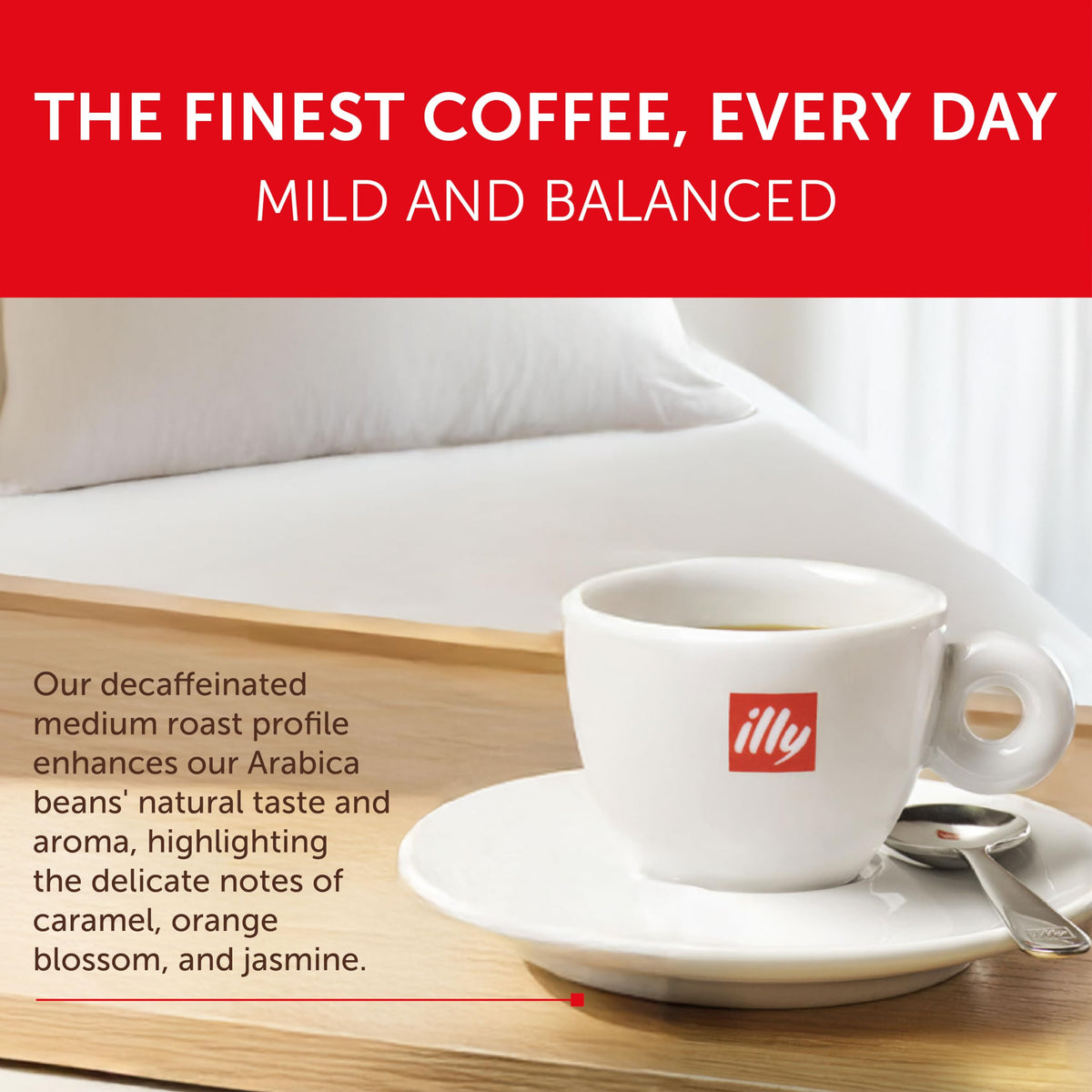 illy arabica beans close-up highlighting premium sourcing