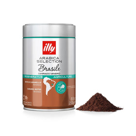 illy Arabica Selections Brasile Cerrado Mineiro ground coffee 8.8oz delivers a smooth, balanced cup