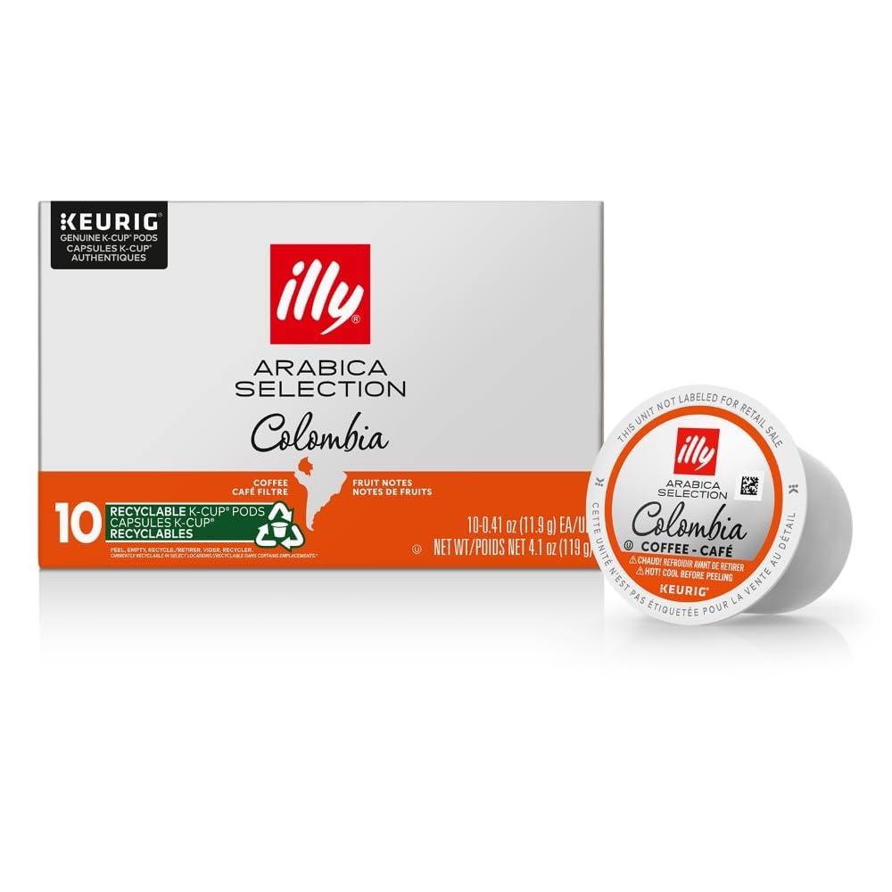 illy Coffee Arabica Selections Colombia K Cup front-pack display for quick, convenient mornings