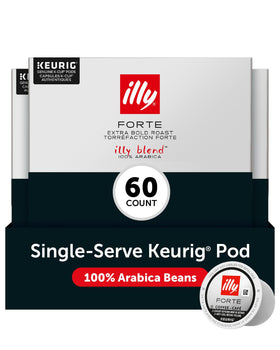 illy Forte Dark Roast K-Cup pod for bold espresso aroma