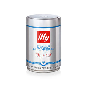 illy decaf coffee brew in cup highlights aroma and smooth finish.