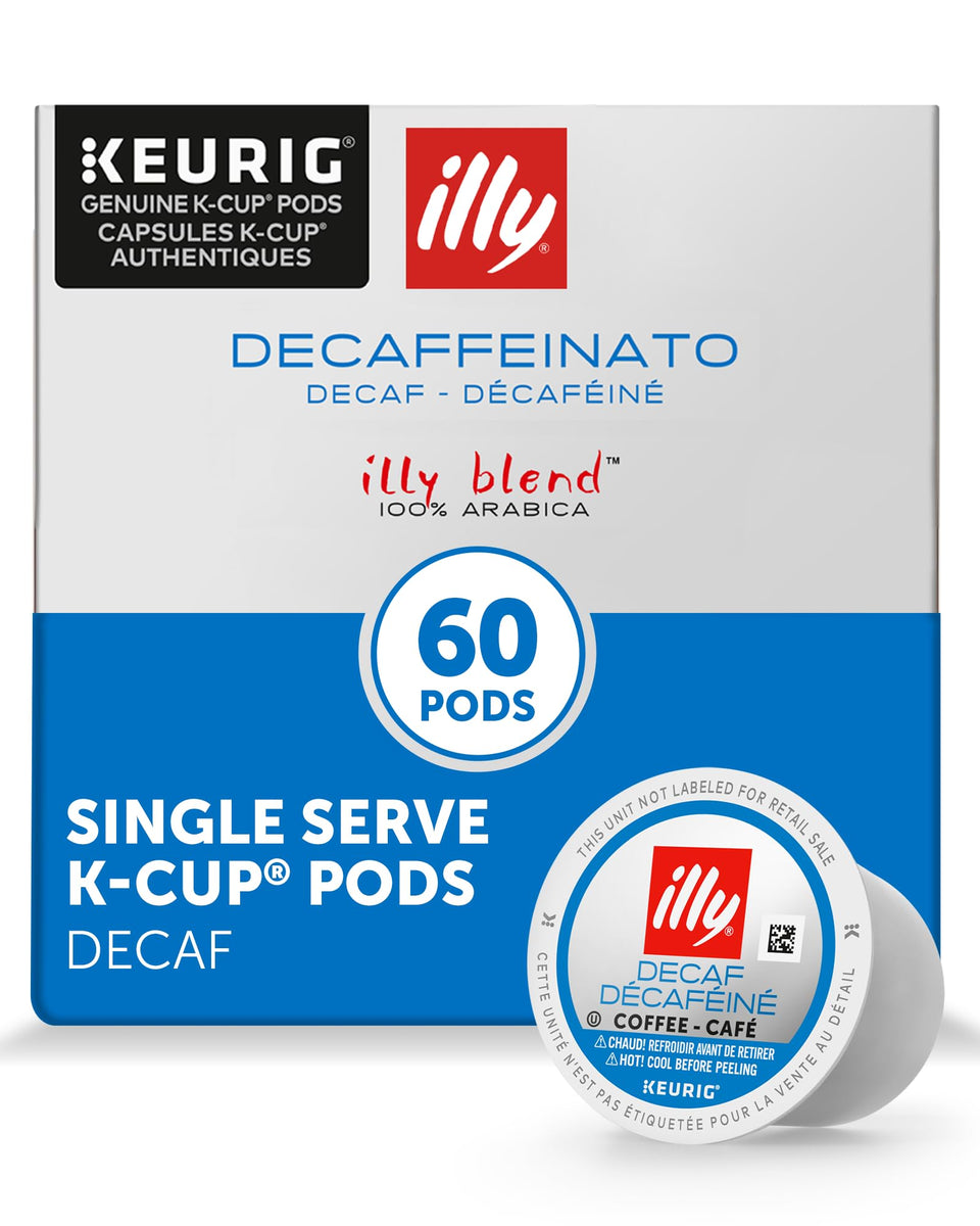 illy decaf coffee pod with Classico medium roast offering balanced aroma and flavor.