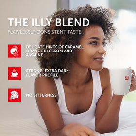 illy decaf arabica origin map highlighting diverse farm sources