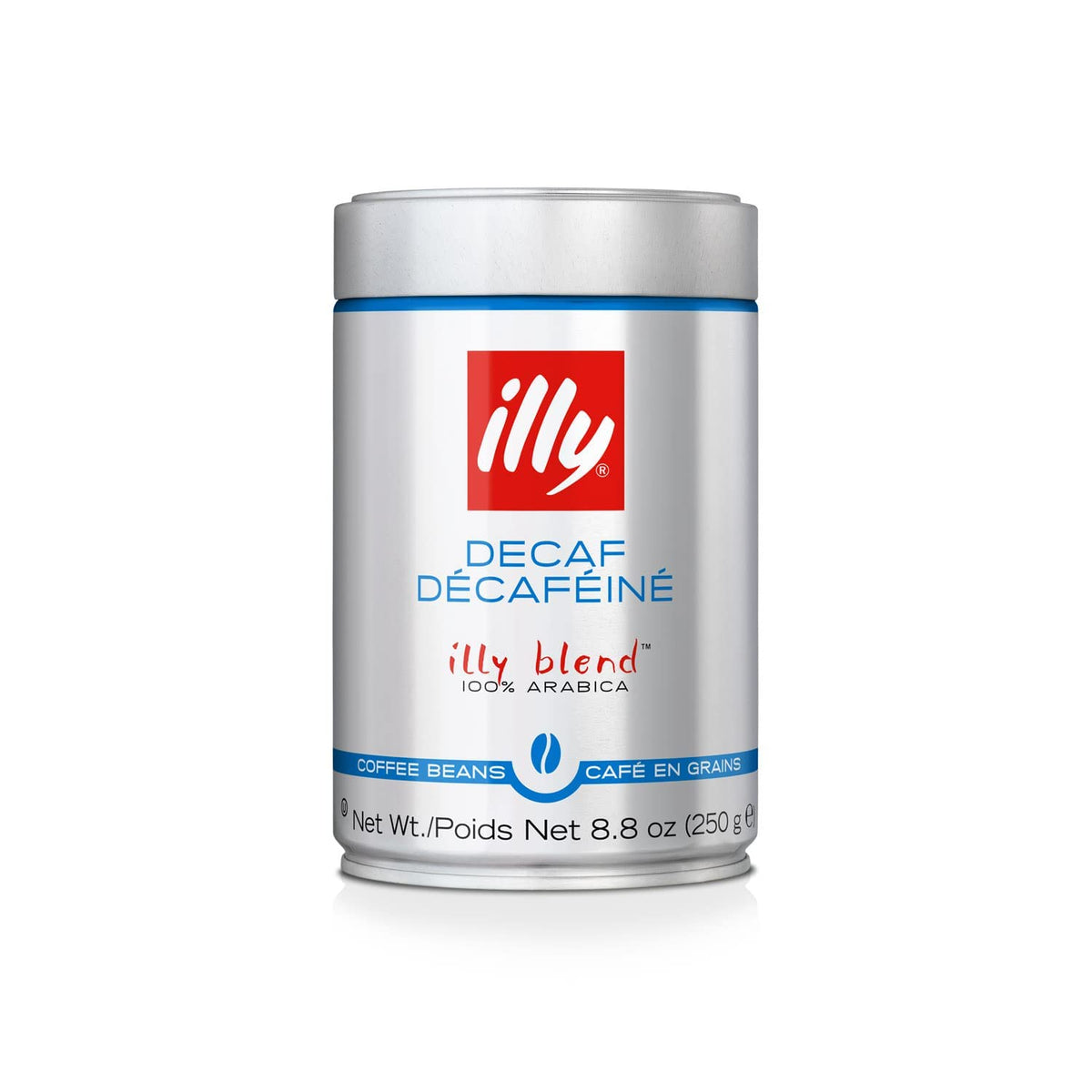 illy decaf Italian espresso setup showcases crema and balanced flavor.