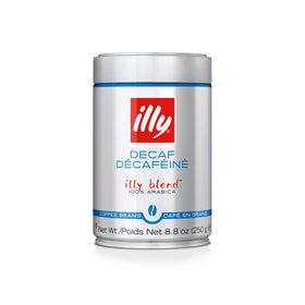 illy decaf Italian espresso setup showcases crema and balanced flavor.