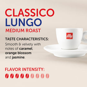 illy E.S.E. Classico Lungo pod brewing action delivering balanced extraction.