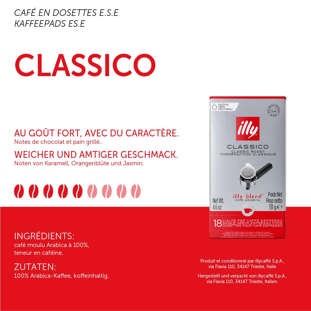 illy E.S.E. Classico pod in action delivering a quick brew session
