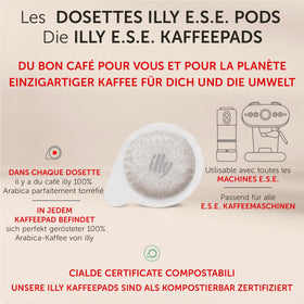 illy E.S.E. Classico pod packaging with foil to preserve aroma