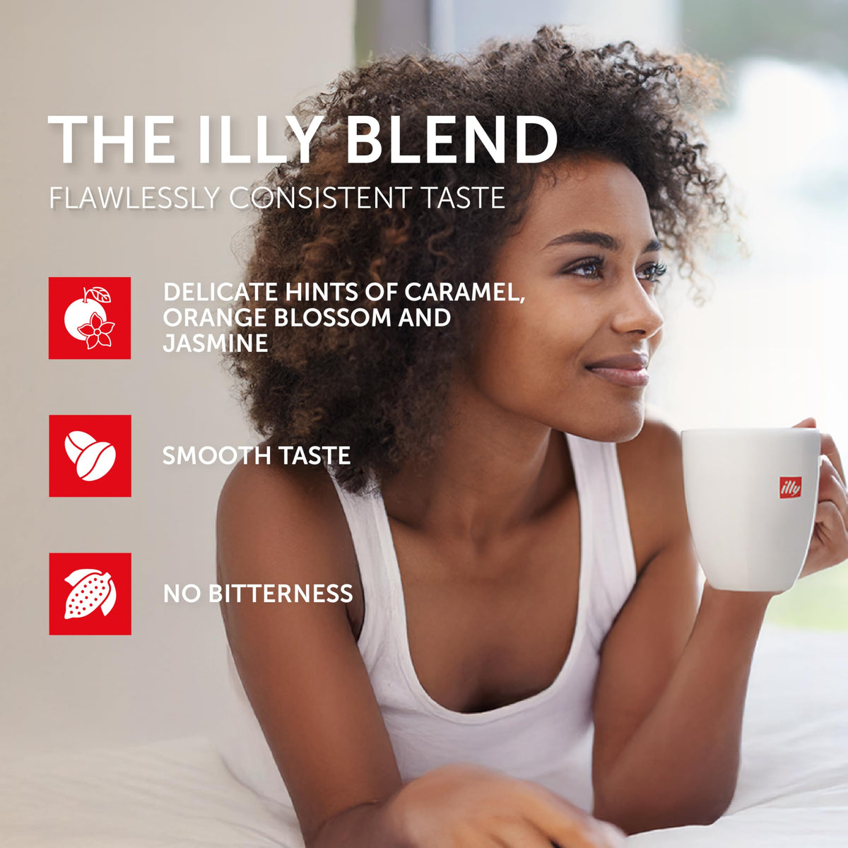 illy espresso Classico Arabica beans highlight high-quality sourcing