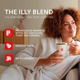 illy Espresso cup reveals rich aroma and bold flavor