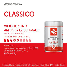 illy ground coffee moka classico moka pot setup for authentic espresso at home
