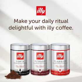 illy Ground Moka coffee premium Arabica blend for espresso-like enjoyment