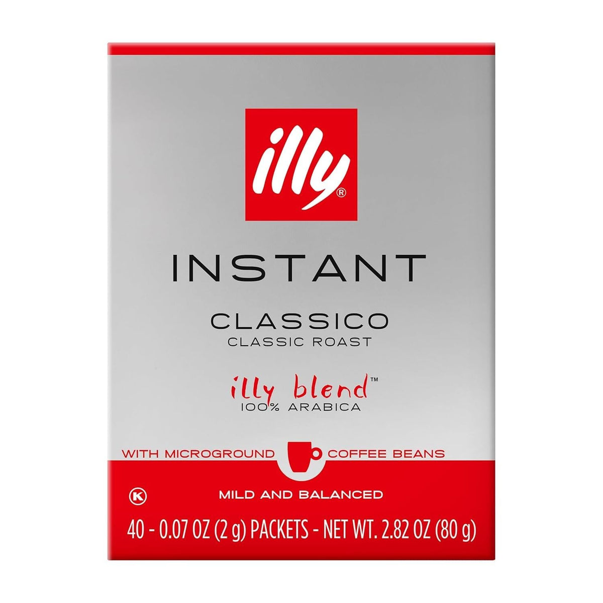 illy Instant Coffee Singles packets provide quick, balanced Classico flavor