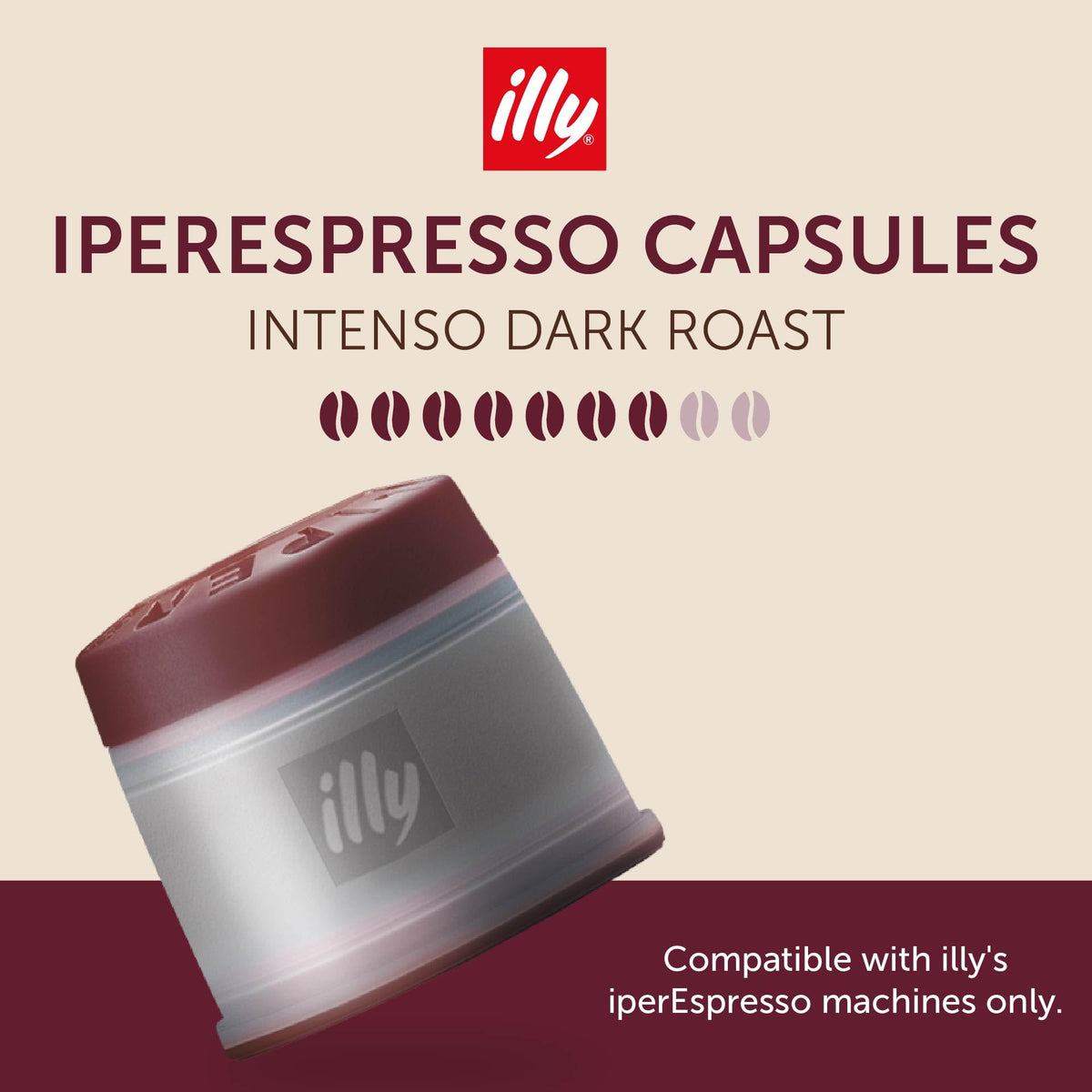illy IperEspresso Intenso cups, espresso shot and crema, ideal for a cafe-like morning.