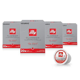illy K-Cup Classico pod—balanced medium roast with caramel and chocolate notes for easy mornings.