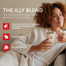 Pressurized can preserves aroma and freshness in illy coffee.