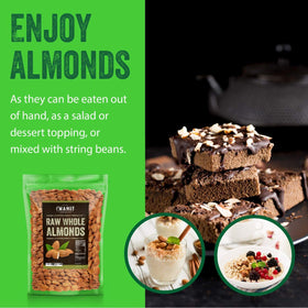 I'm A Nut almonds close-up texture showing natural crunch