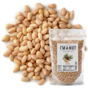 I'm a Nut premium raw pine nuts 32oz in bulk for fresh, buttery flavor.