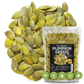 I'm A Nut pumpkin seeds oven-toasted with sea salt in a 32 oz bag for snacking