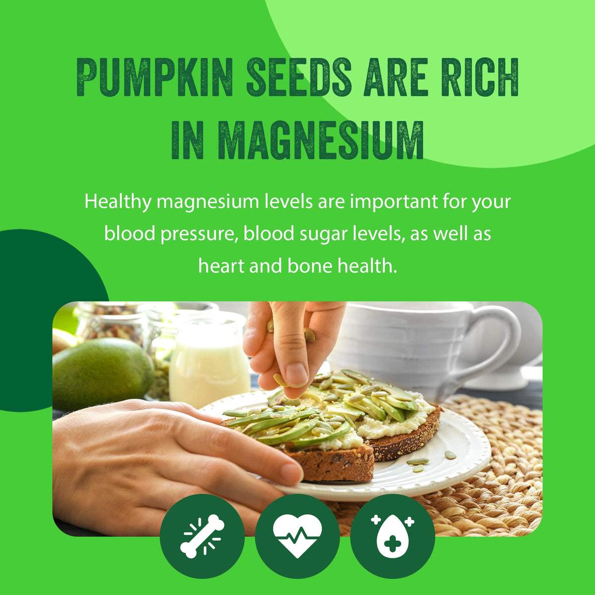 I'm A Nut pumpkin seeds served in a bowl for convenient, healthy snacking.