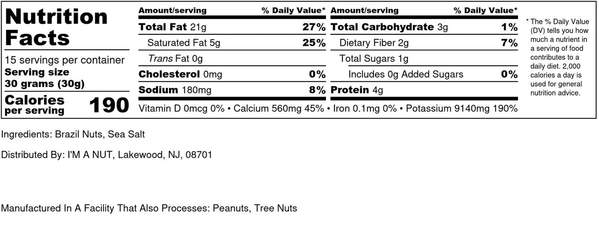 Im A Nut resealable packaging keeps flavor fresh for quick snacking