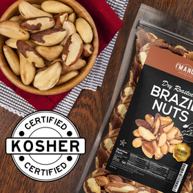 I'm A Nut wild harvested Brazil nuts in a bulk bag, supporting rainforest communities
