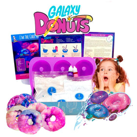 I'm The Chef Too Galaxy Donut Kit contents displayed for a fun STEM bake.