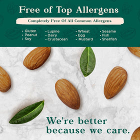 I'm A Nut almonds enhance porridge, salads, and baking with crunch.