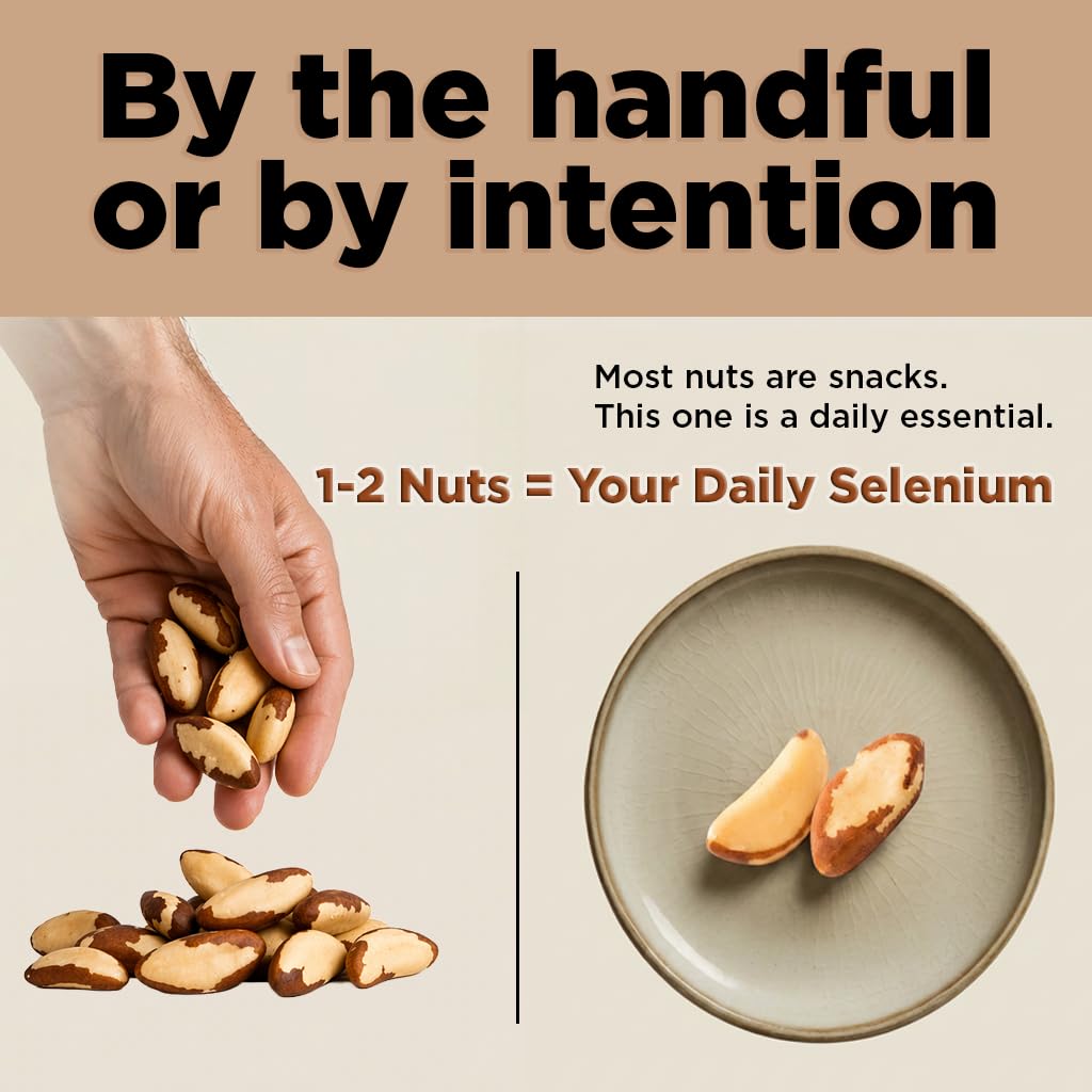 I'm A Nut raw Brazil nuts in a bowl, perfect for baking or smoothies.