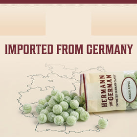 Hermann the German Green Apple Hard Candy – Imported 2-Pack
