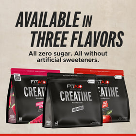 LIFEAID FITAID Creatine Monohydrate Powder – Fuji Apple, 30 Servings