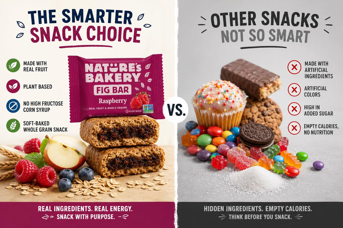 Nature's Bakery Fig Bars Variety Pack – 19 Count (Apple Cinnamon, Original Fig, Blueberry, Raspberry)