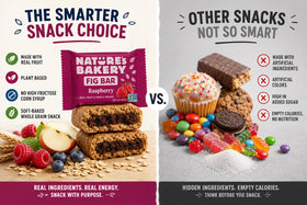 Nature's Bakery Fig Bars Variety Pack – 19 Count (Apple Cinnamon, Original Fig, Blueberry, Raspberry)