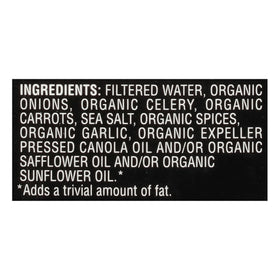 Imagine Organic No-Chicken Broth pack shot showcasing six-pack convenience