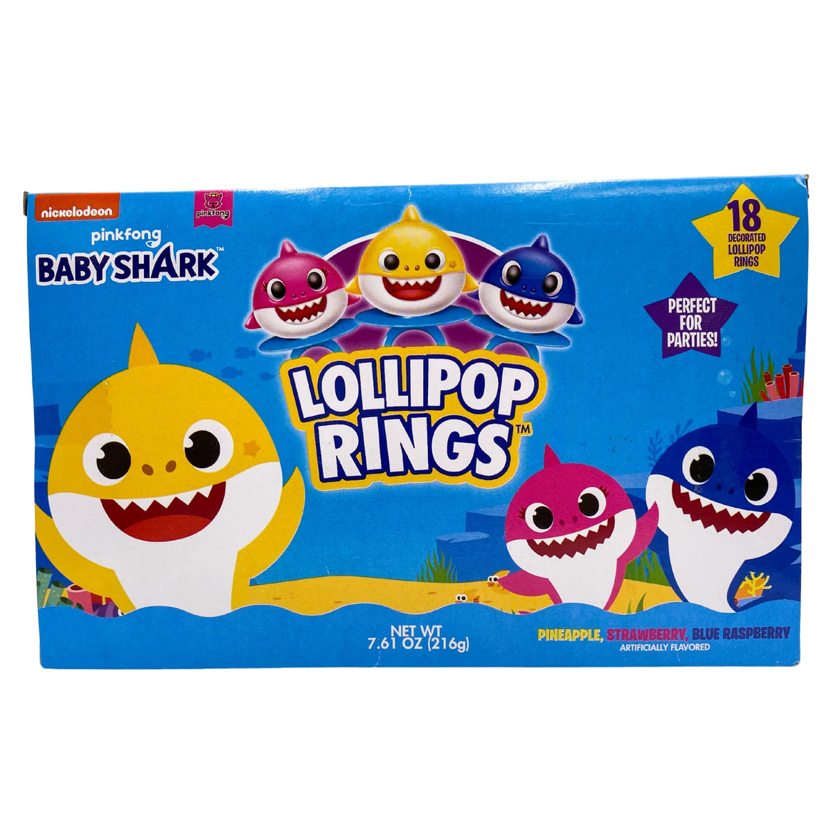 Imaginings 3 Baby Shark Lollipop Ring colorful treat for kids