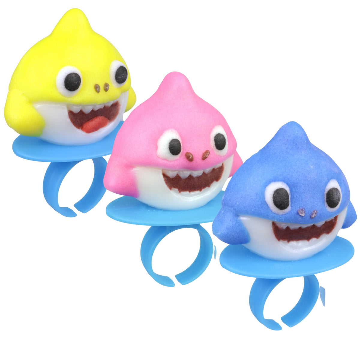 Imaginings 3 Baby Shark lollipop ring in hand helps guests mingle during festivities.