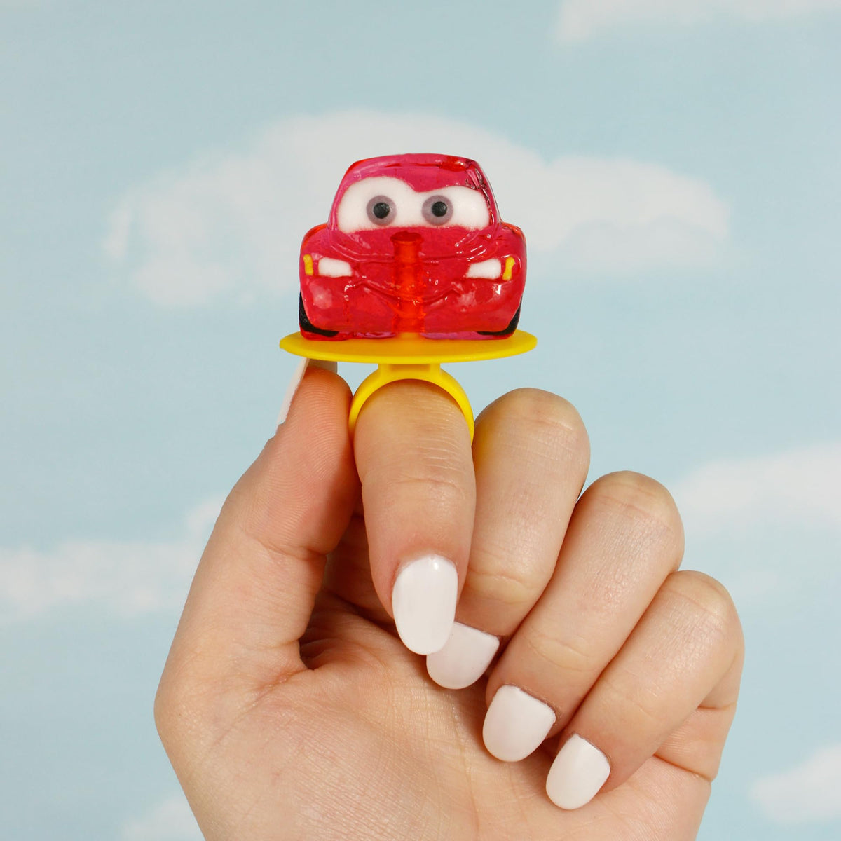Imaginings 3 Mater lollipop ring with Cars character design for kids