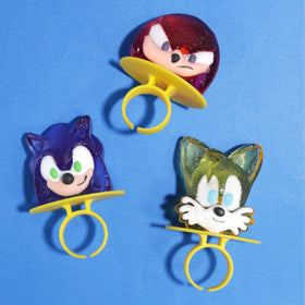 Imaginings 3 Knuckles Ring close-up, collectible characters for Sonic celebrations.