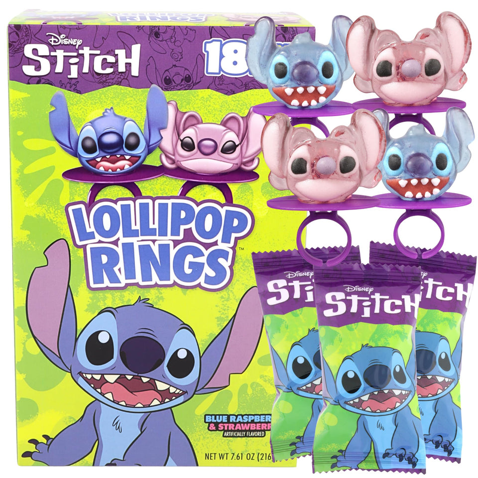 Imaginings 3 Lilo & Stitch lollipop rings boxed for easy party favors