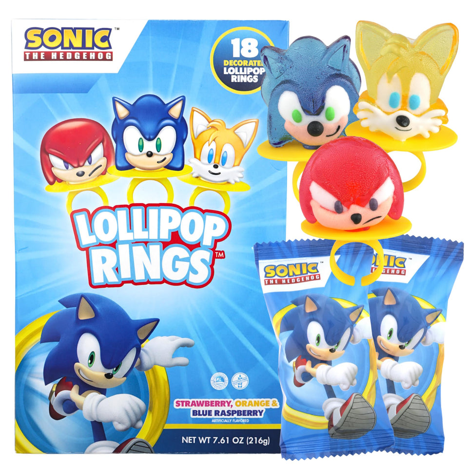 Imaginings 3 Sonic Ring close-up, vibrant faces ideal for party favors.