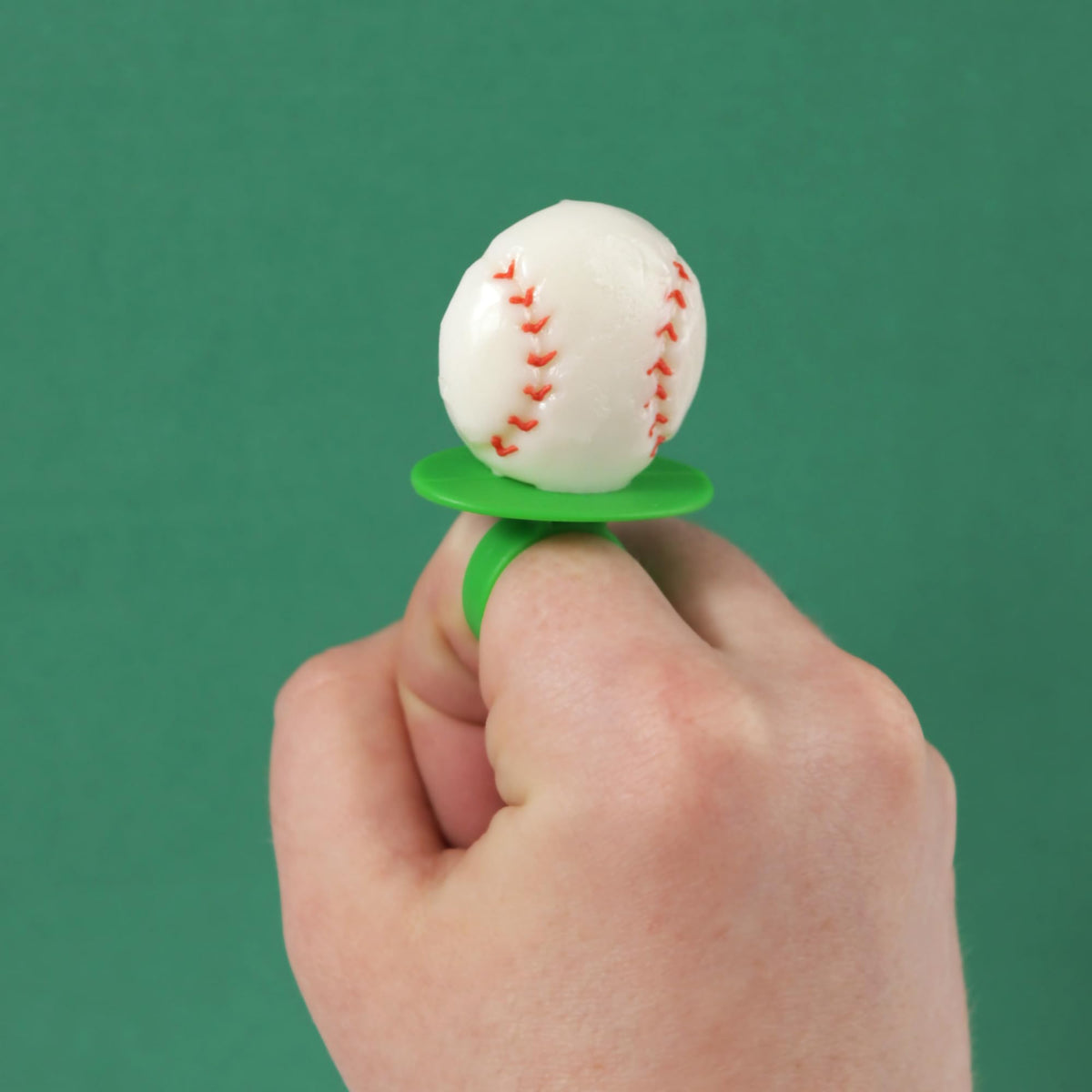 Imaginings 3 Baseball Lollipop Ring, wrapped pack for convenient party favors.