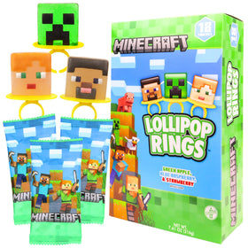 Imaginings 3 Minecraft Lollipop Rings shown as collectible wearable candy