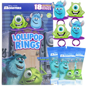 Imaginings 3 Monsters Inc Sully lollipop rings offer a playful party favor for kids