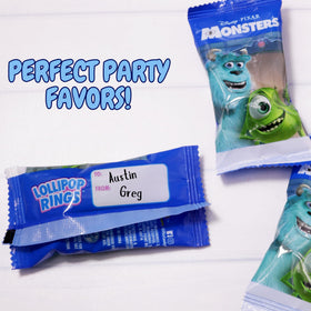 Mike Wazowski ring close up with vibrant green color for eye catching flavor