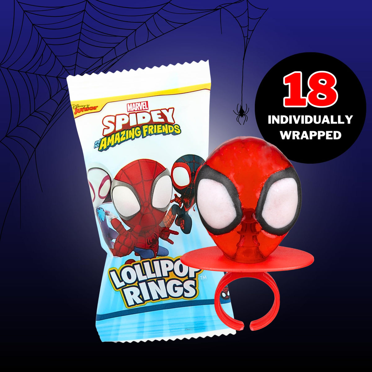 Individually wrapped lollipops ensure clean handling during events