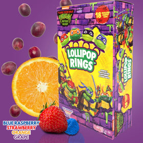 Imaginings 3 TMNT Donatello lollipop ring with face for birthday loot bags.