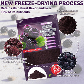 Close-up of IMakArt Raspberry Powder texture and deep purple hue.