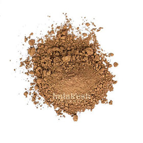 Imlak'esh Organics cacao powder texture close-up, rich aroma and color.