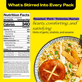 Immi high-protein ramen serving highlighting 23g protein.